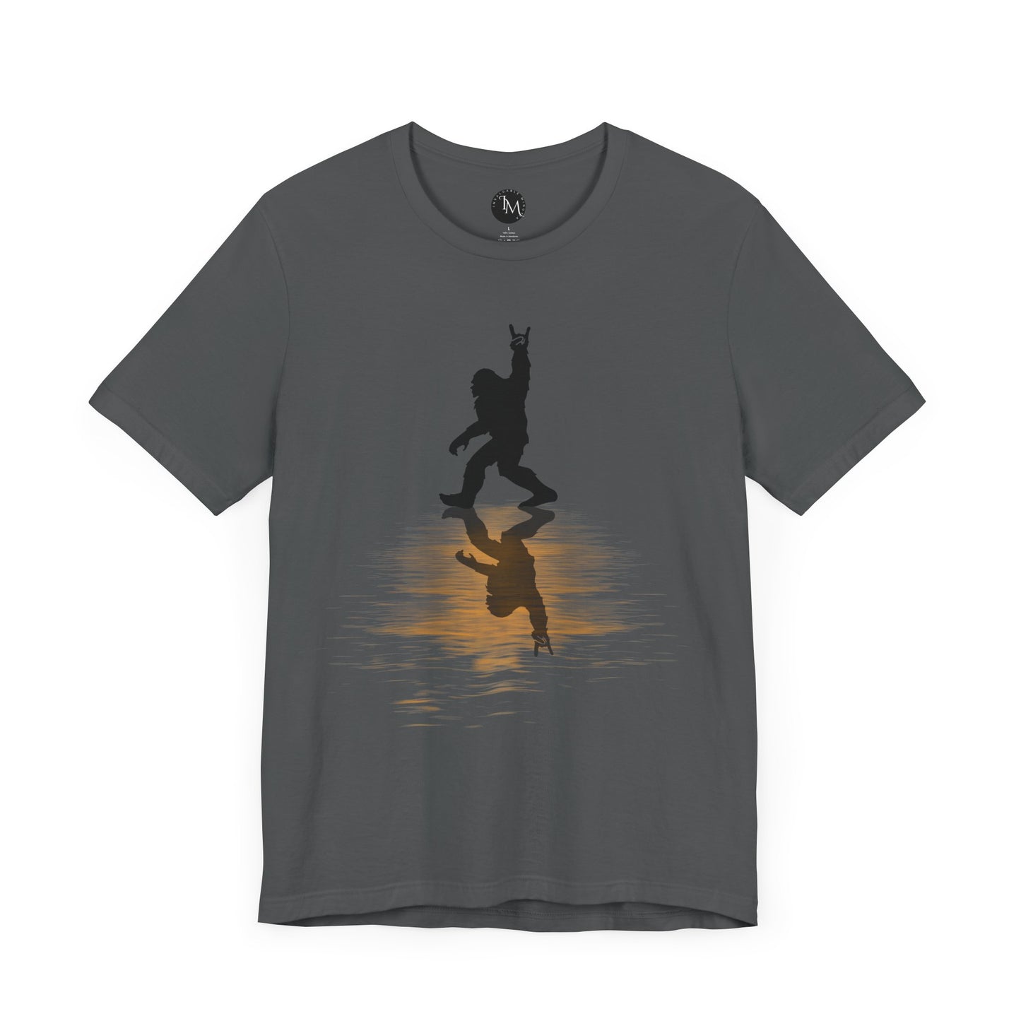 Rocking Bigfoot Unisex Bella+Canvas Jersey Tee - Fun Graphic Shirt for Nature & Cryptid Lovers