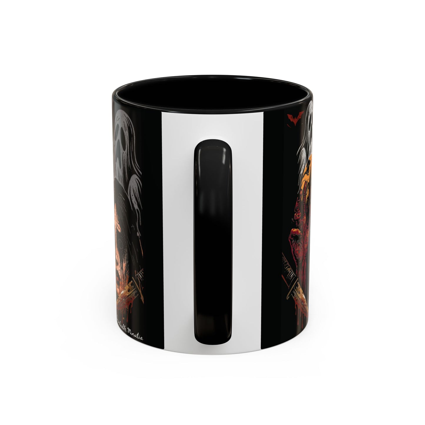 Horror Coffee Mug – Zombie Graveyard Halloween Design – 11oz & 15oz Ceramic – Creepy Goth Kitchen Decor