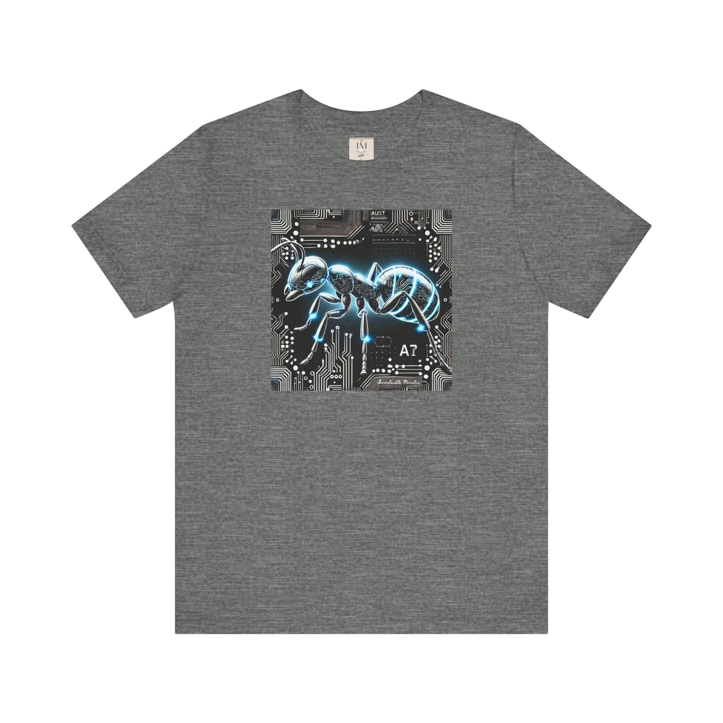 Futuristic Tech Ant Graphic Tee - Unisex Short Sleeve Jersey Shirt Techcore Tee