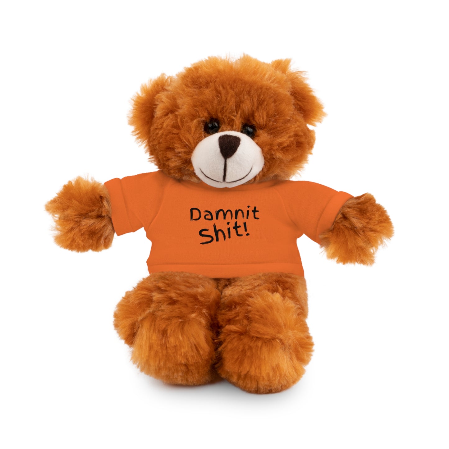 8" Funny Stuffed Animal Gift for Adults, Cute Plush Toy, Humor Bear, Sarcastic Gifts, Quirky Decor, Comfort Toy with Quote