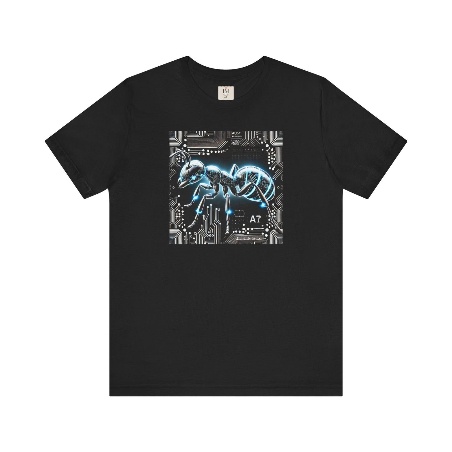 Futuristic Tech Ant Graphic Tee - Unisex Short Sleeve Jersey Shirt Techcore Tee