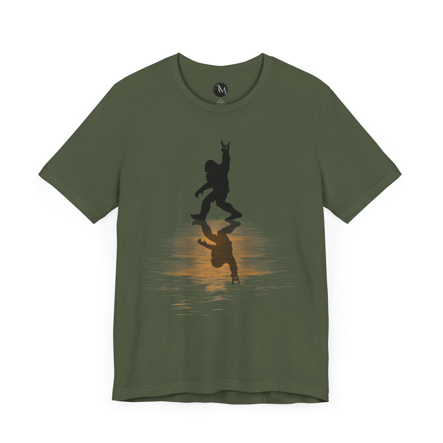 Rocking Bigfoot Unisex Bella+Canvas Jersey Tee - Fun Graphic Shirt for Nature & Cryptid Lovers