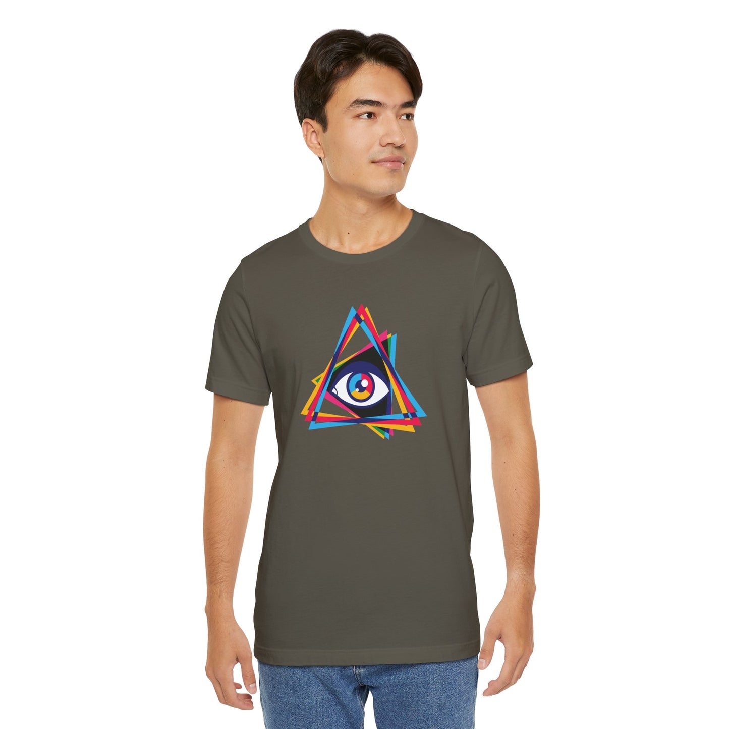 π Prism Eye Tee β Eye-Catching Multicolor Design - Unisex T-Shirt