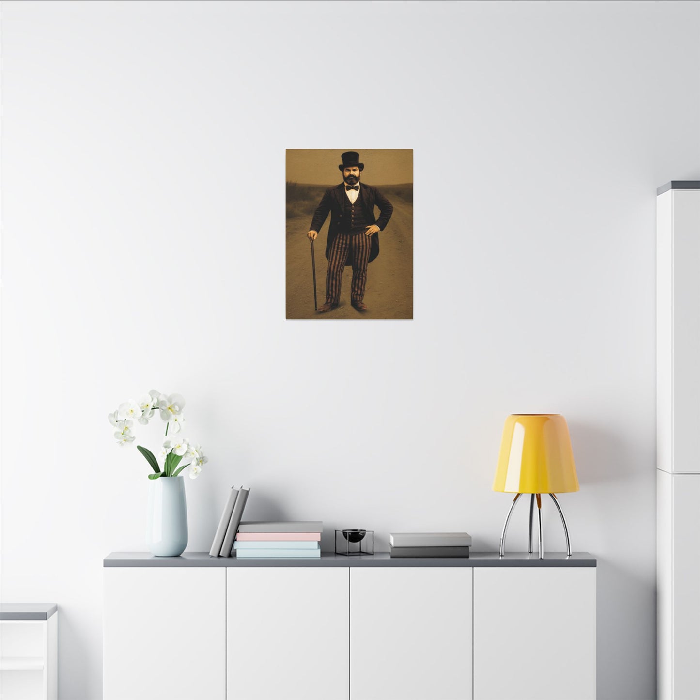 The Ringmaster – Vintage Circus Inspired Canvas Wall Art - Matte Canvas Print (Gallery-Wrapped) 0.75"