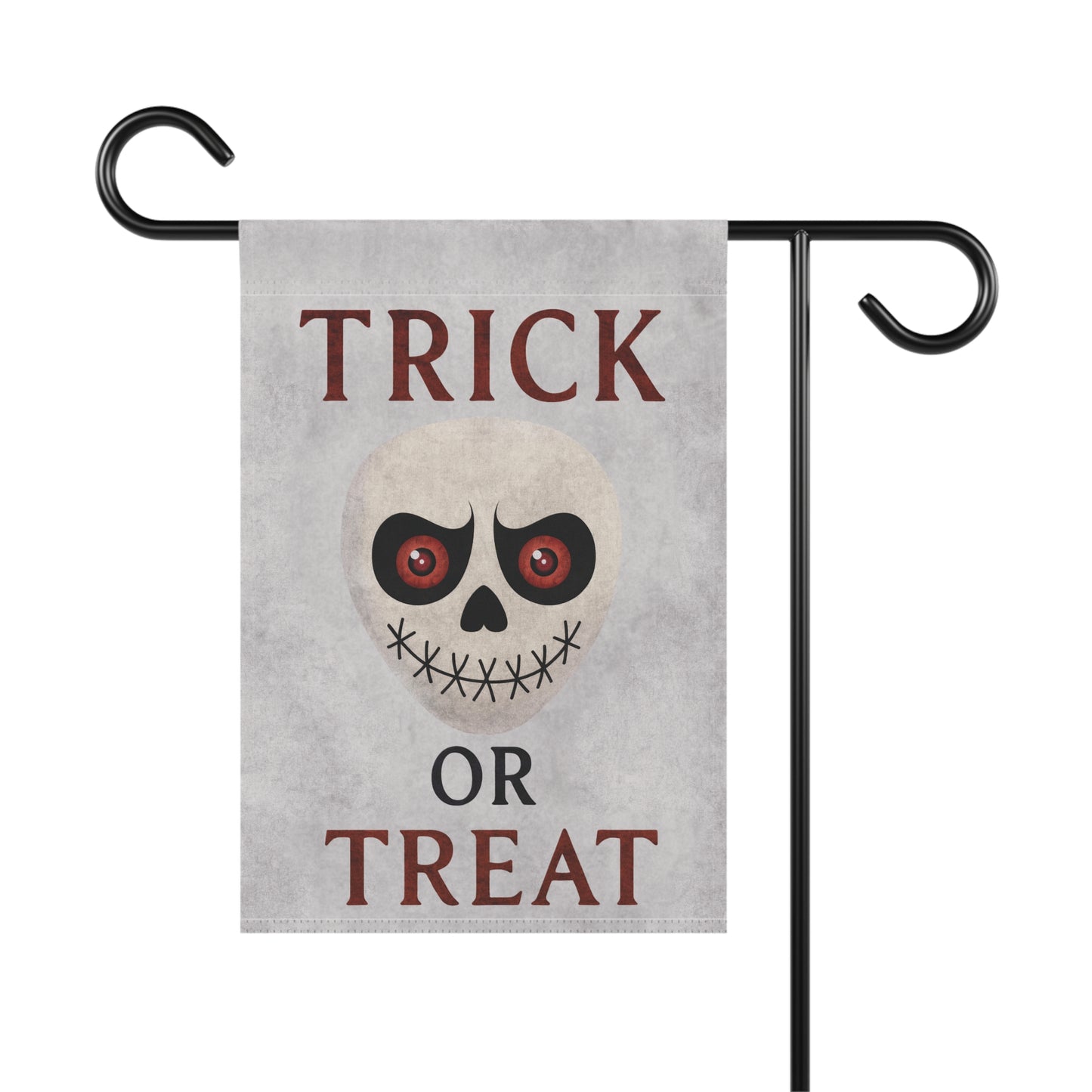 Trick or Treat Flag – Skull Halloween Garden Banner & House Flag | Boutique Spooky Porch Décor