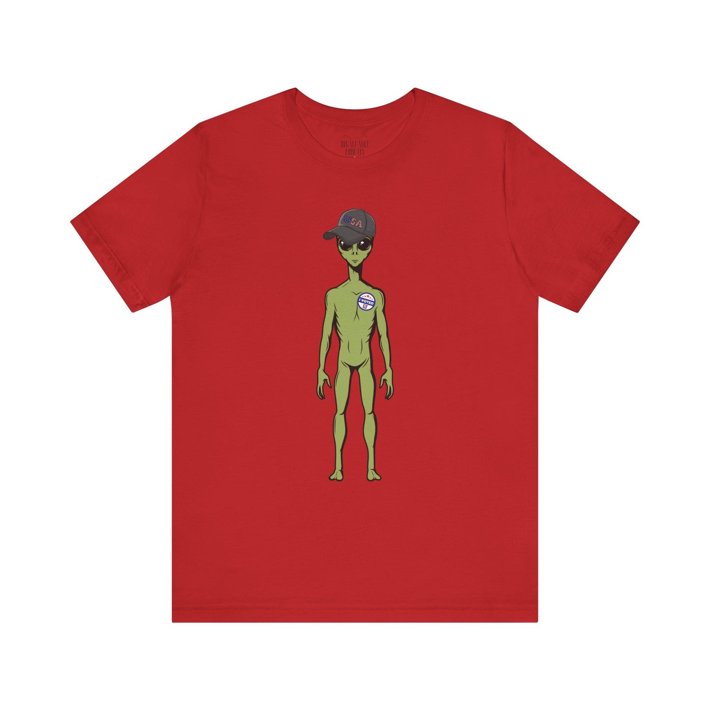 Alien Graphic Tee, Fun T-Shirt for Sci-Fi Lovers, Unisex Casual Wear, Great for Festivals, Gifts for Nerds, Everyday Comfort