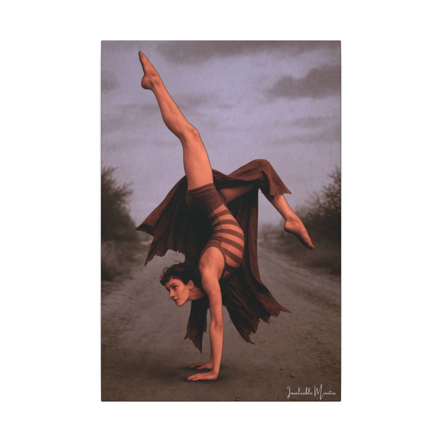 The Acrobat – Matte Canvas Print (Gallery-Wrapped) 0.75" – Vintage Circus-Inspired Canvas Wall Art