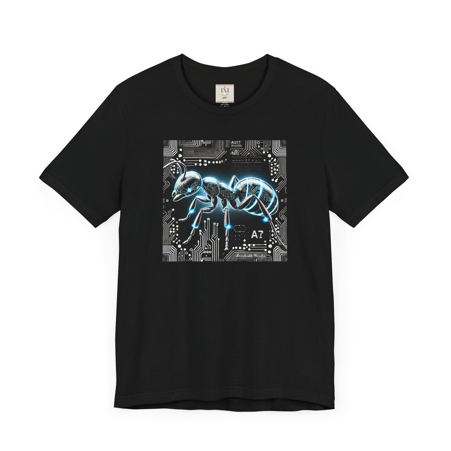 Futuristic Tech Ant Graphic Tee - Unisex Short Sleeve Jersey Shirt Techcore Tee