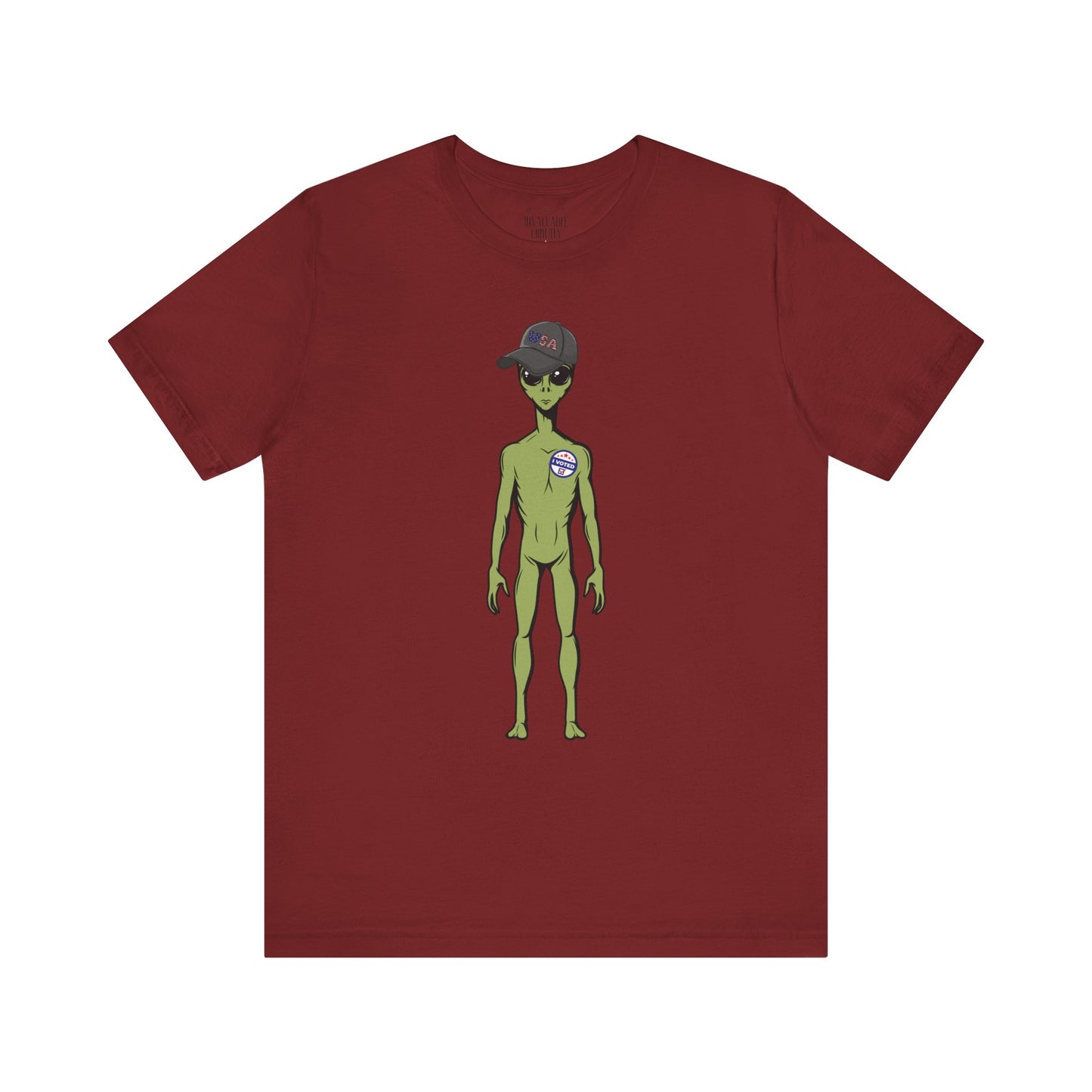Alien Graphic Tee, Fun T-Shirt for Sci-Fi Lovers, Unisex Casual Wear, Great for Festivals, Gifts for Nerds, Everyday Comfort