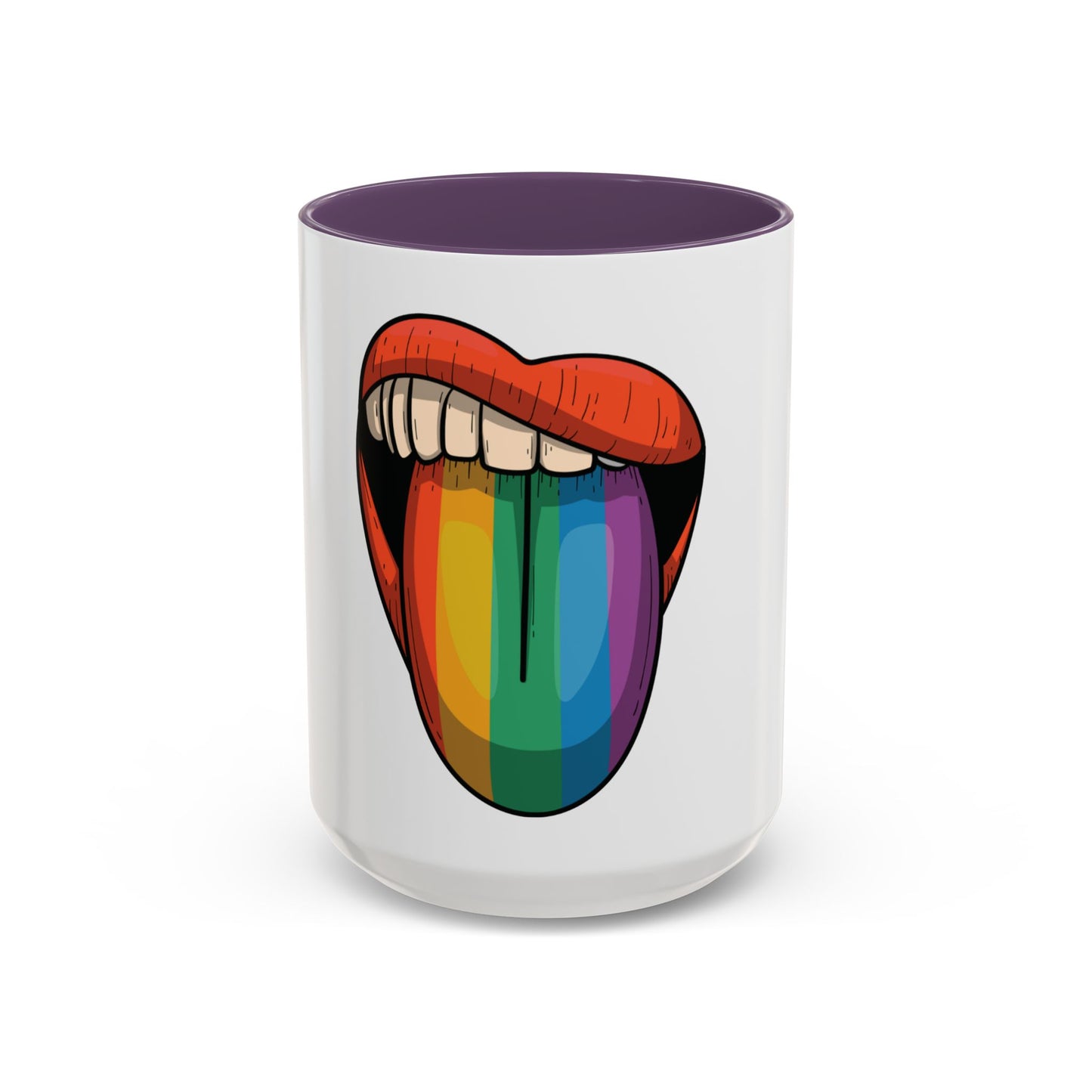 π₯π Pride Tongue Ceramic Mug β Rainbow Tongue Vibes πβ¨