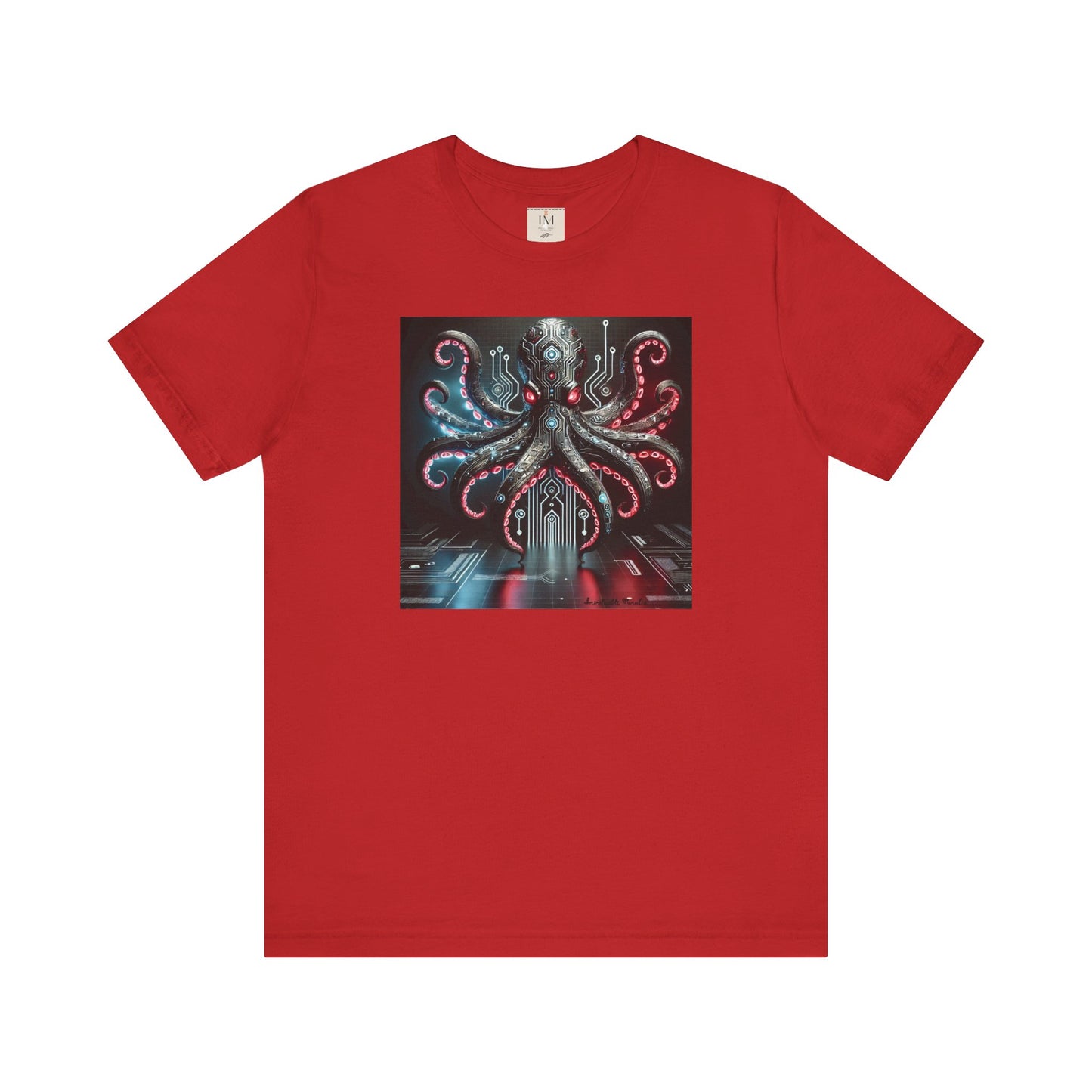 Octopus Sci-Fi Unisex Jersey Short Sleeve Tee - Perfect for Ocean Lovers & Sci-Fi Fans