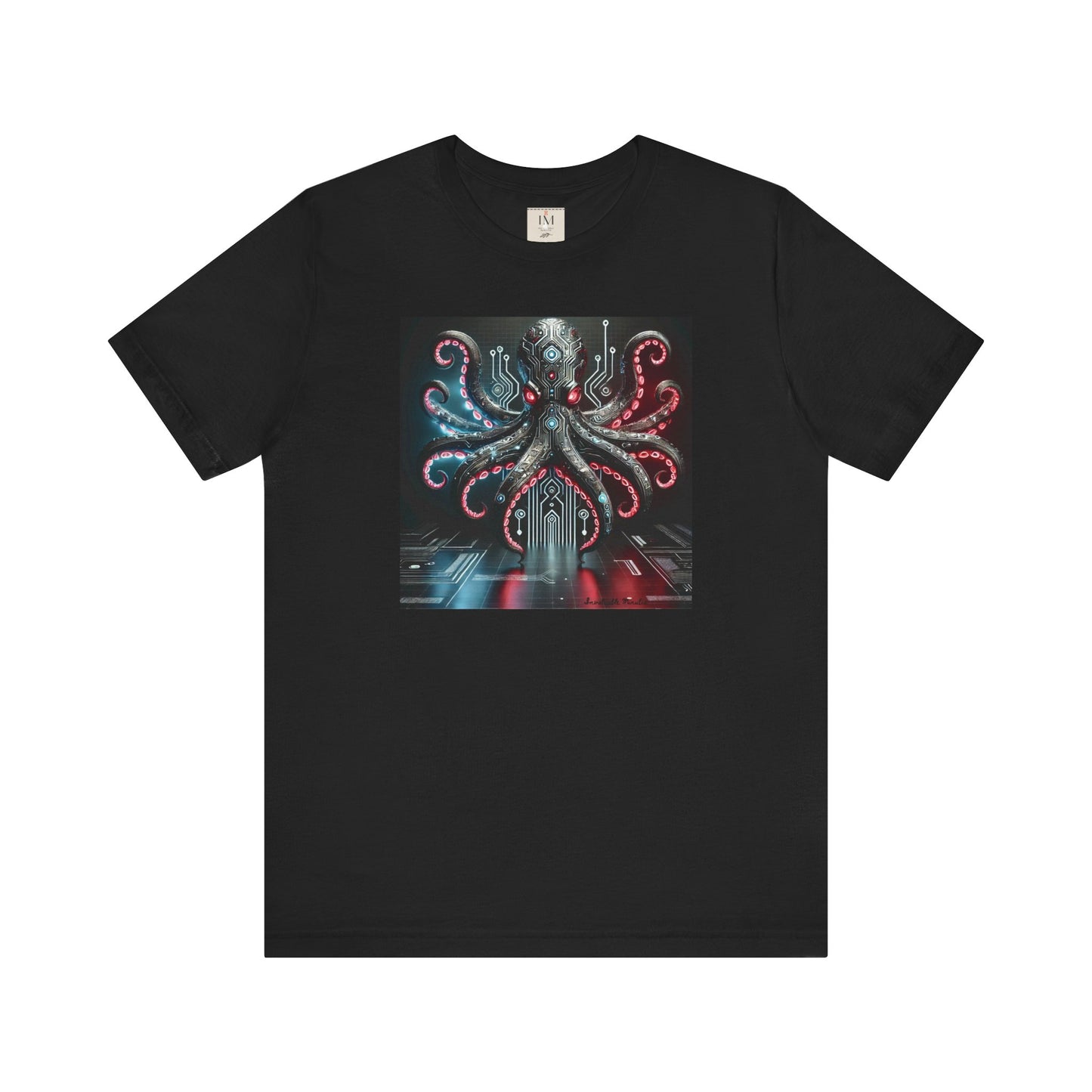 Octopus Sci-Fi Unisex Jersey Short Sleeve Tee - Perfect for Ocean Lovers & Sci-Fi Fans