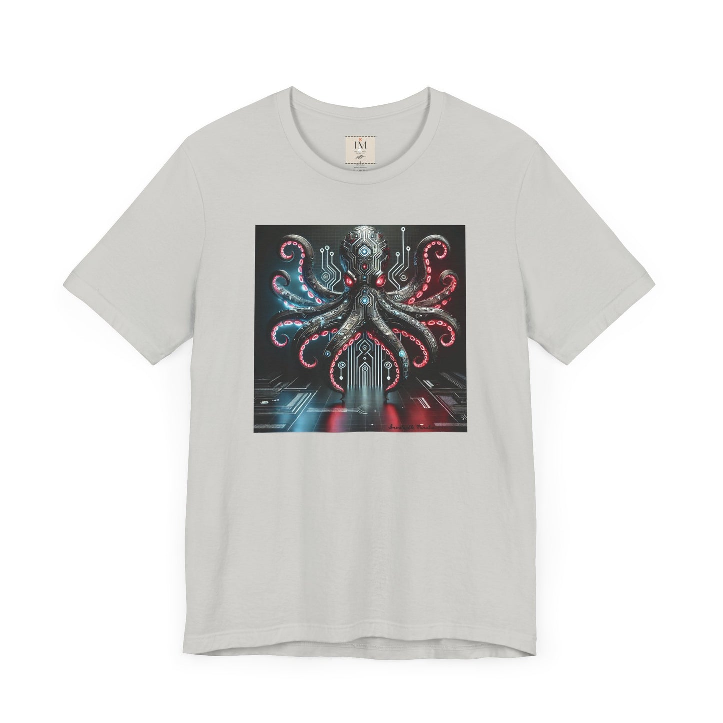 Octopus Sci-Fi Unisex Jersey Short Sleeve Tee - Perfect for Ocean Lovers & Sci-Fi Fans