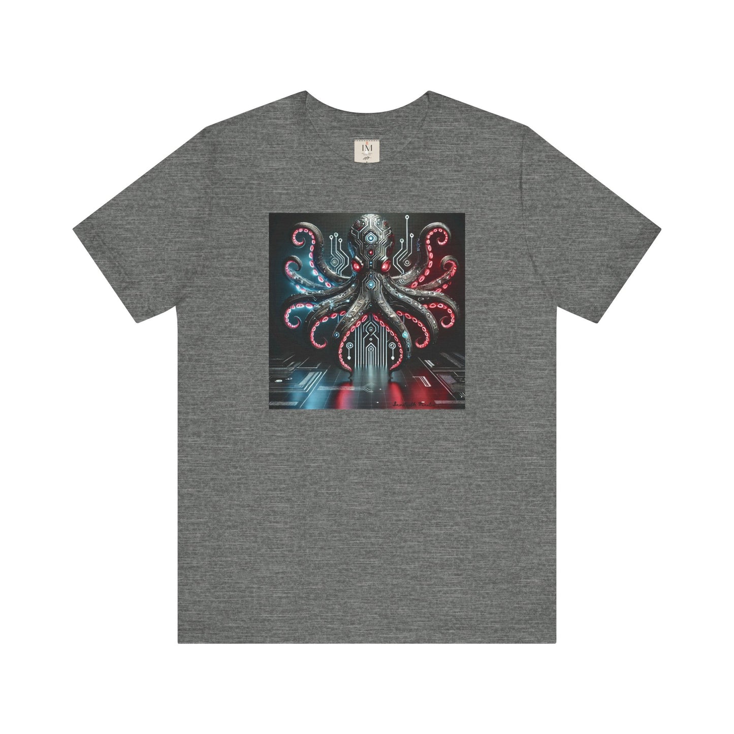 Octopus Sci-Fi Unisex Jersey Short Sleeve Tee - Perfect for Ocean Lovers & Sci-Fi Fans