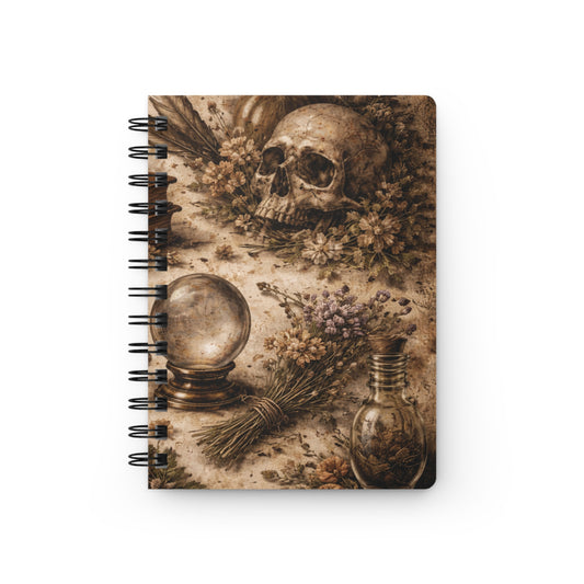Dark Academia Spiral Notebook Journal