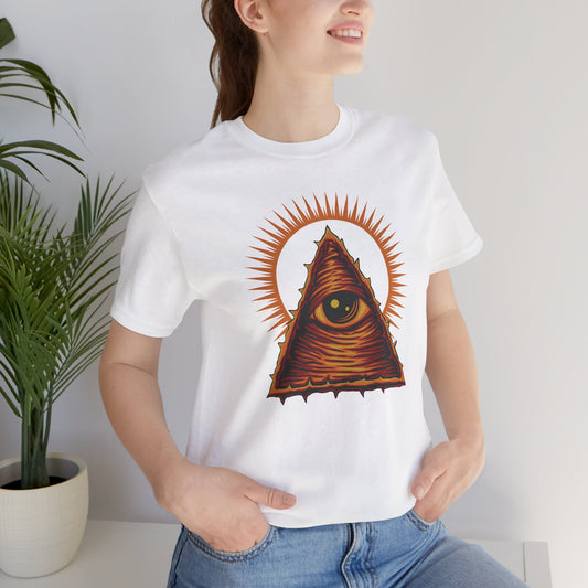 👁️ Mystical Eye Graphic Tee – Unisex bohemisk streetwear-stil
