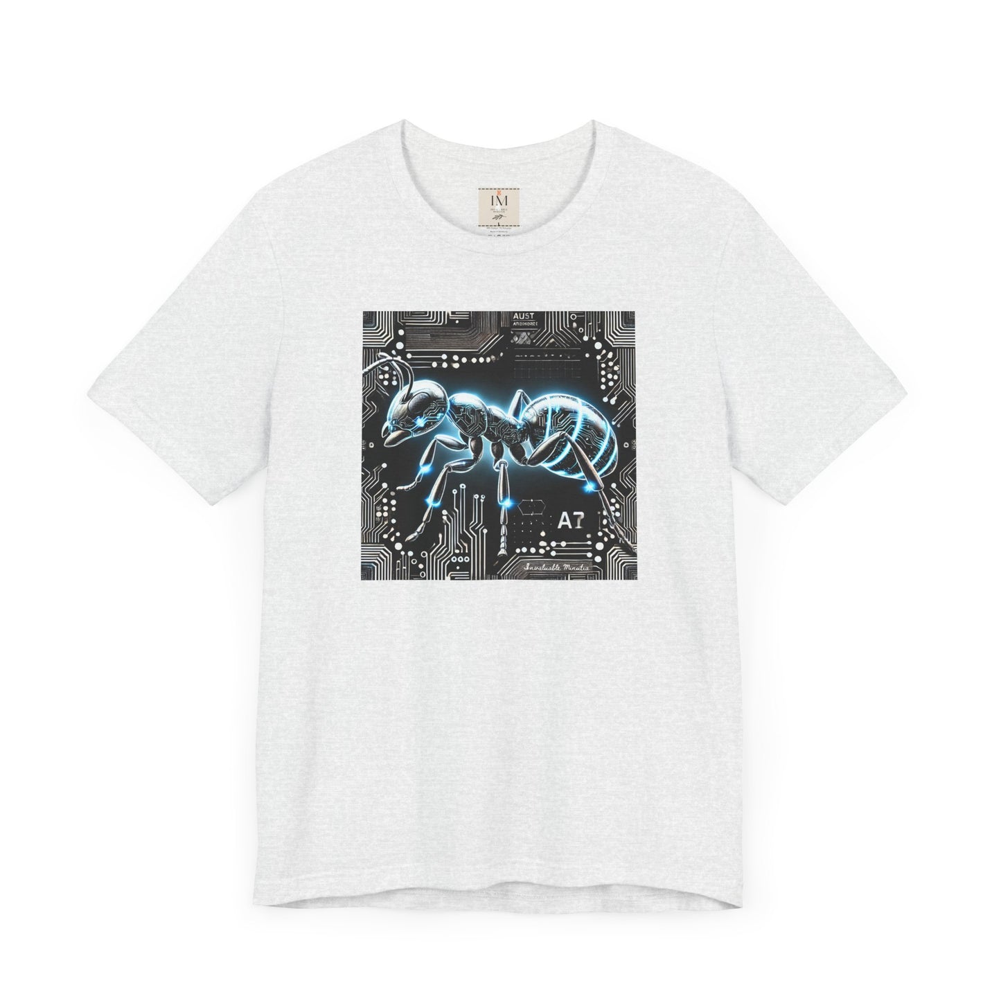 Futuristic Tech Ant Graphic Tee - Unisex Short Sleeve Jersey Shirt Techcore Tee