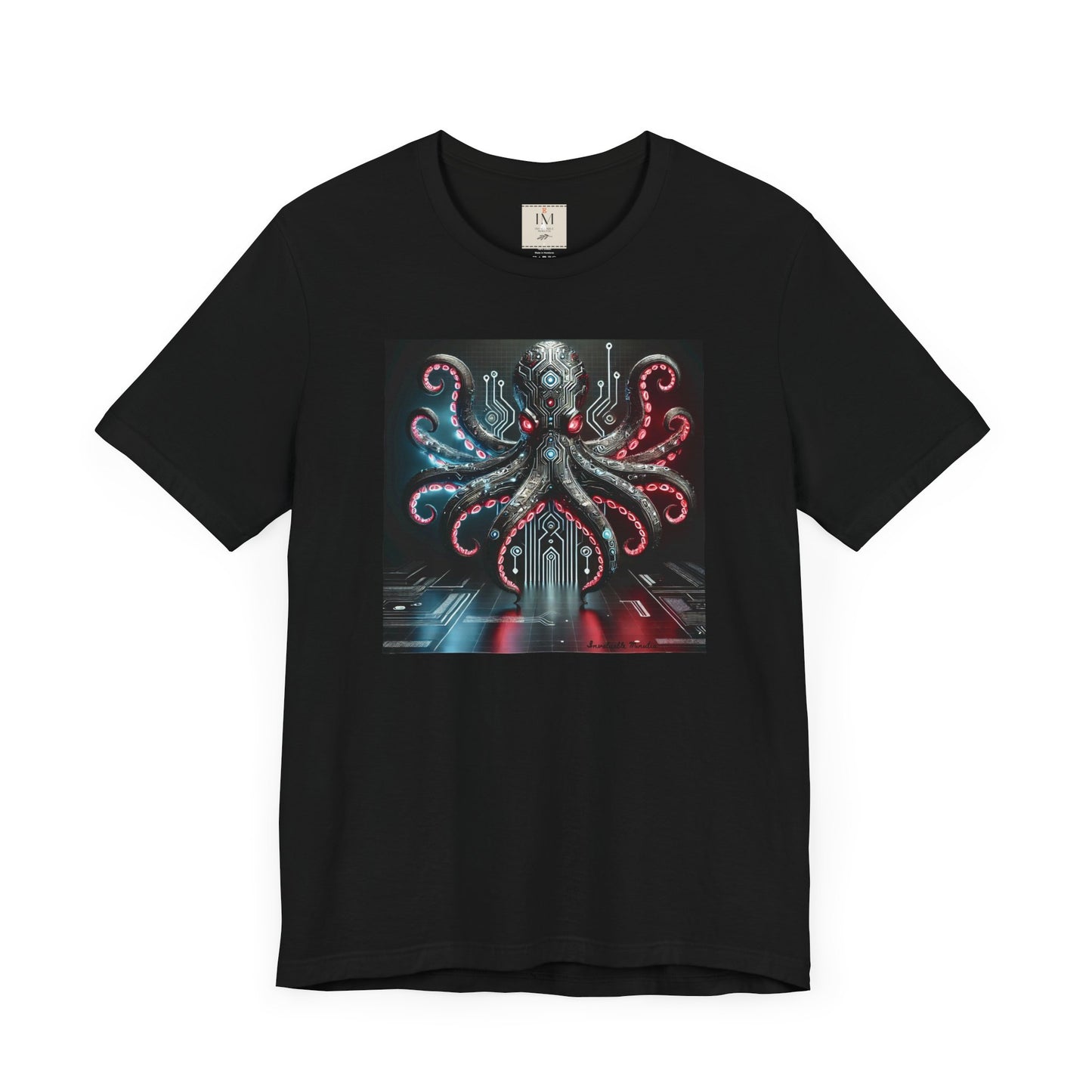 Octopus Sci-Fi Unisex Jersey Short Sleeve Tee - Perfect for Ocean Lovers & Sci-Fi Fans