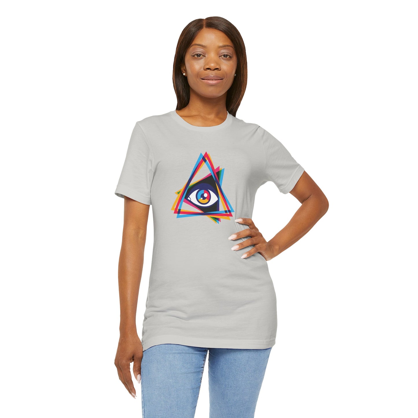 π Prism Eye Tee β Eye-Catching Multicolor Design - Unisex T-Shirt