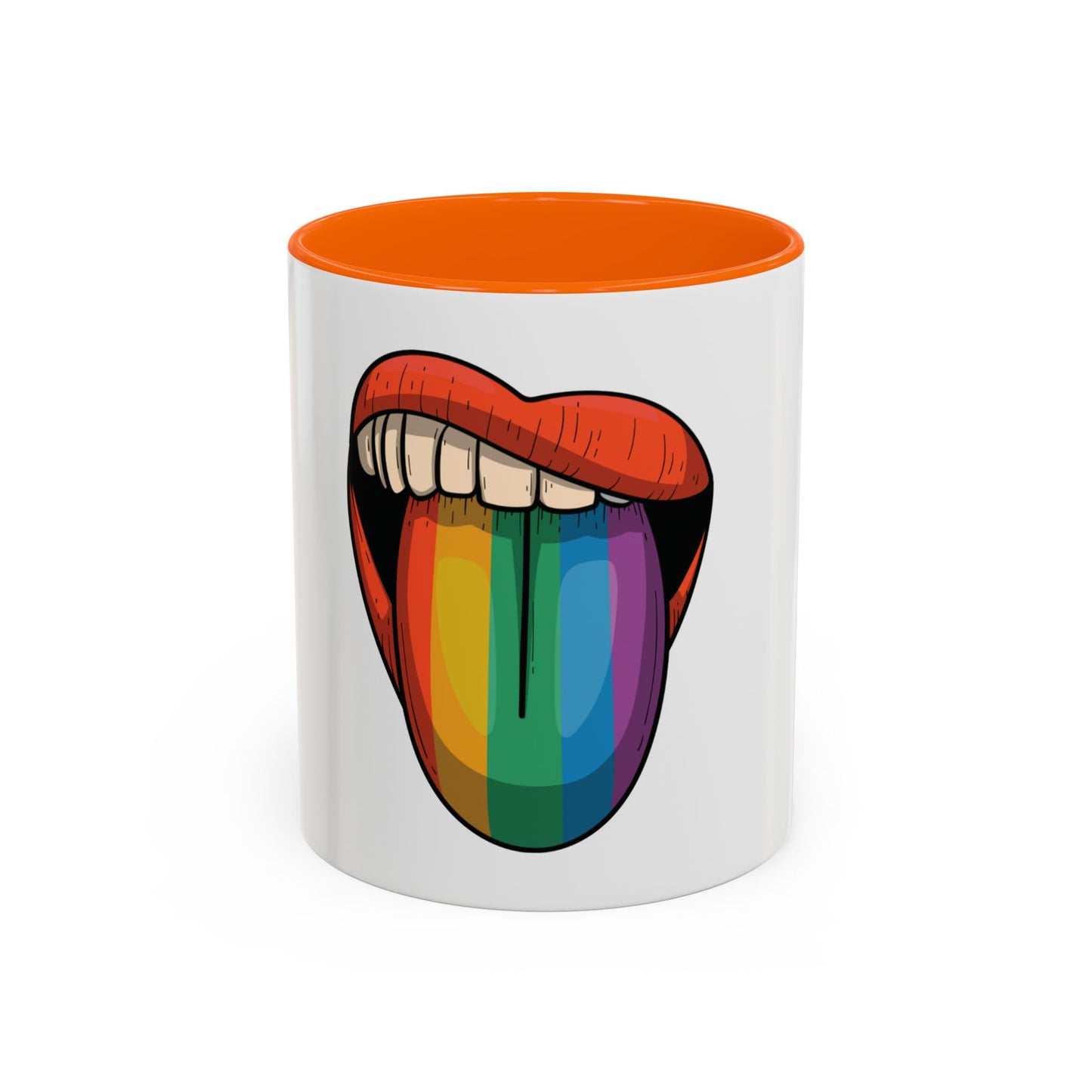 π₯π Pride Tongue Ceramic Mug β Rainbow Tongue Vibes πβ¨