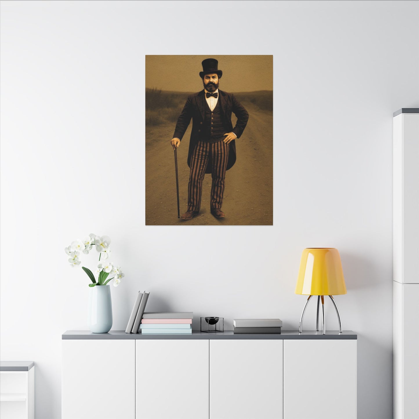 The Ringmaster – Vintage Circus Inspired Canvas Wall Art - Matte Canvas Print (Gallery-Wrapped) 0.75"