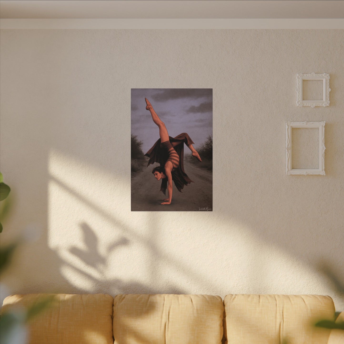 The Acrobat – Matte Canvas Print (Gallery-Wrapped) 0.75" – Vintage Circus-Inspired Canvas Wall Art