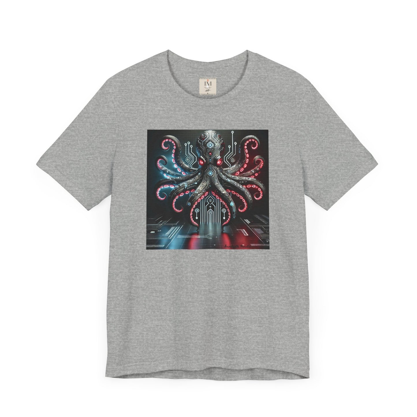 Octopus Sci-Fi Unisex Jersey Short Sleeve Tee - Perfect for Ocean Lovers & Sci-Fi Fans
