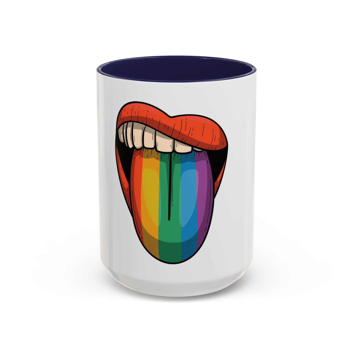 π₯π Pride Tongue Ceramic Mug β Rainbow Tongue Vibes πβ¨