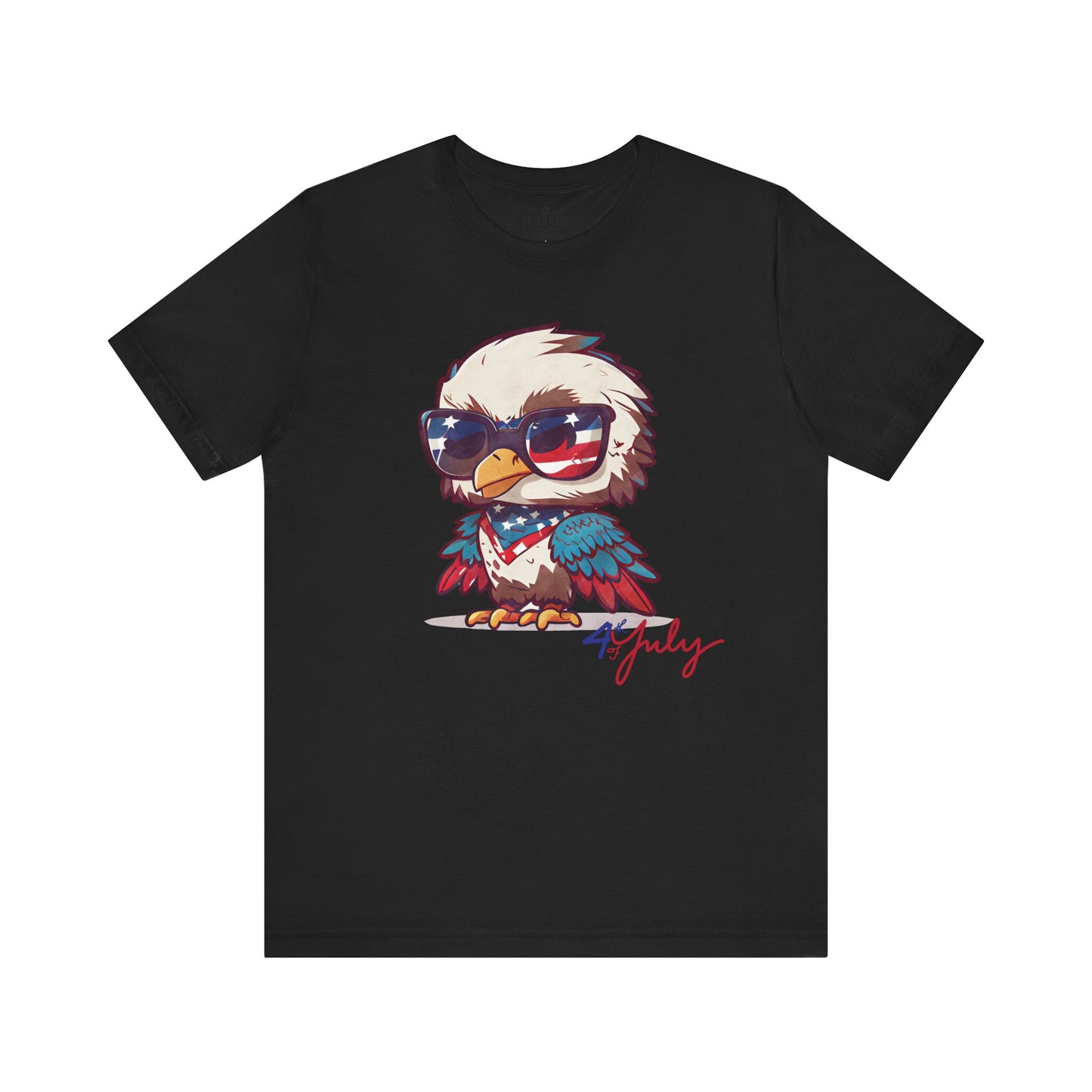 Cool Patriot Eagle Tee β Unisex Bella+Canvas Jersey - 4th of July T-shirt