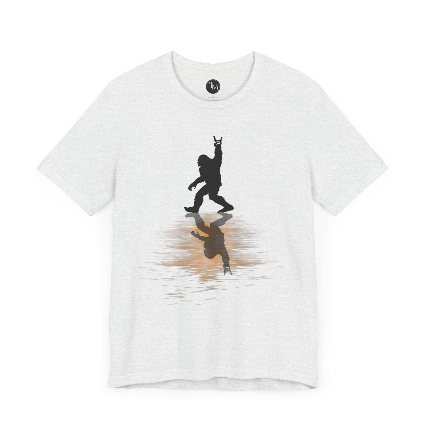 Rocking Bigfoot Unisex Bella+Canvas Jersey Tee - Fun Graphic Shirt for Nature & Cryptid Lovers