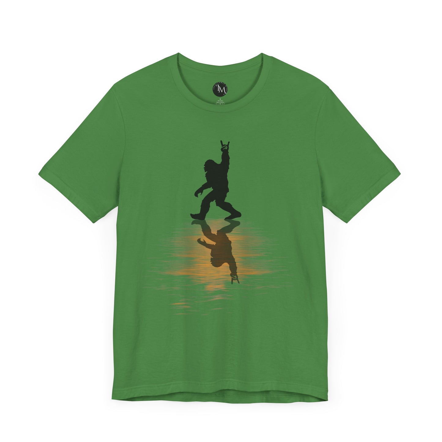 Rocking Bigfoot Unisex Bella+Canvas Jersey Tee - Fun Graphic Shirt for Nature & Cryptid Lovers