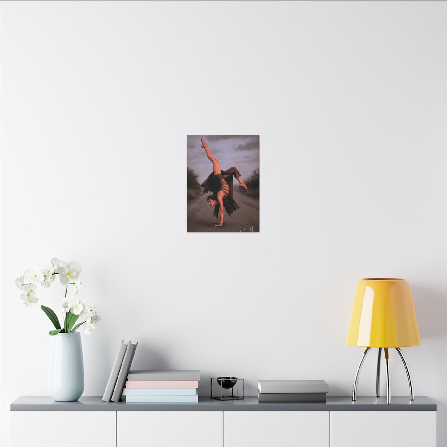 The Acrobat – Matte Canvas Print (Gallery-Wrapped) 0.75" – Vintage Circus-Inspired Canvas Wall Art