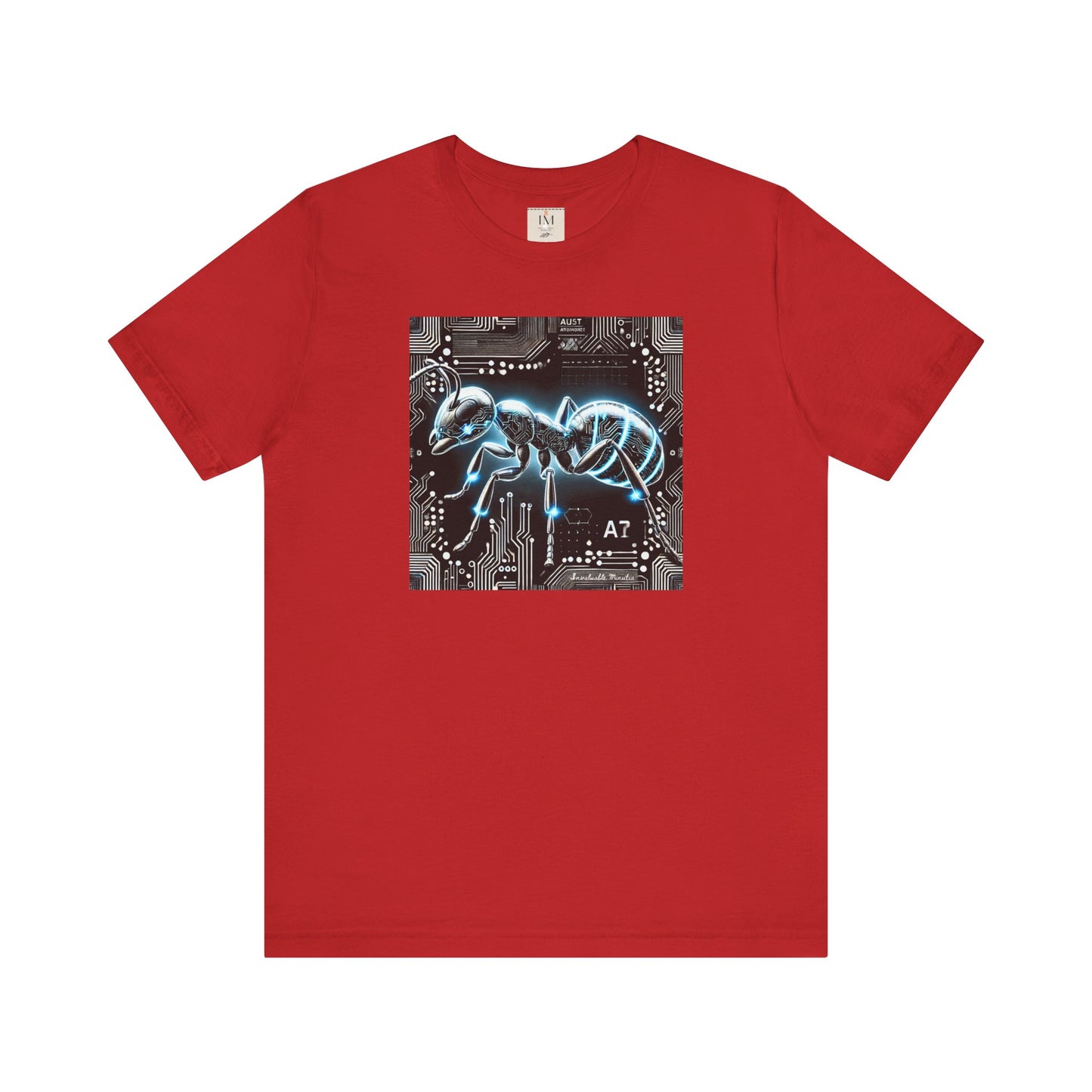 Futuristic Tech Ant Graphic Tee - Unisex Short Sleeve Jersey Shirt Techcore Tee