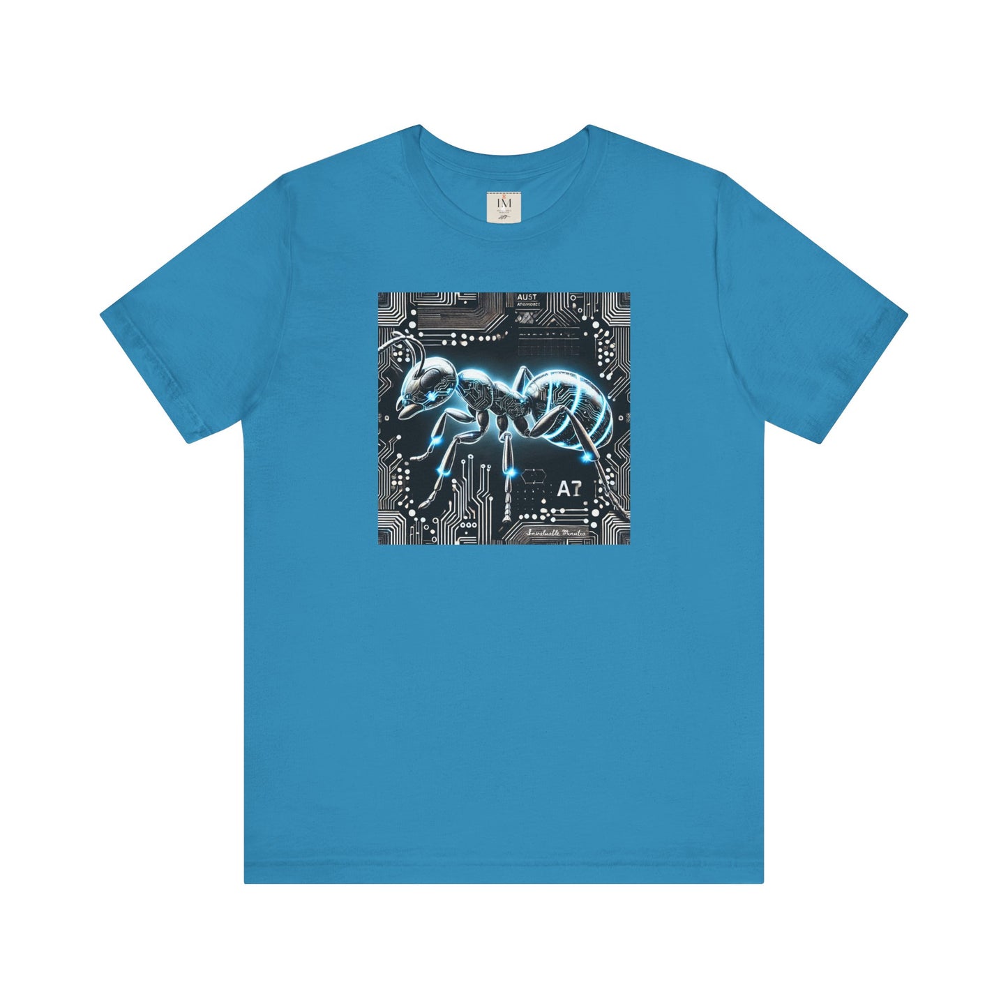 Futuristic Tech Ant Graphic Tee - Unisex Short Sleeve Jersey Shirt Techcore Tee