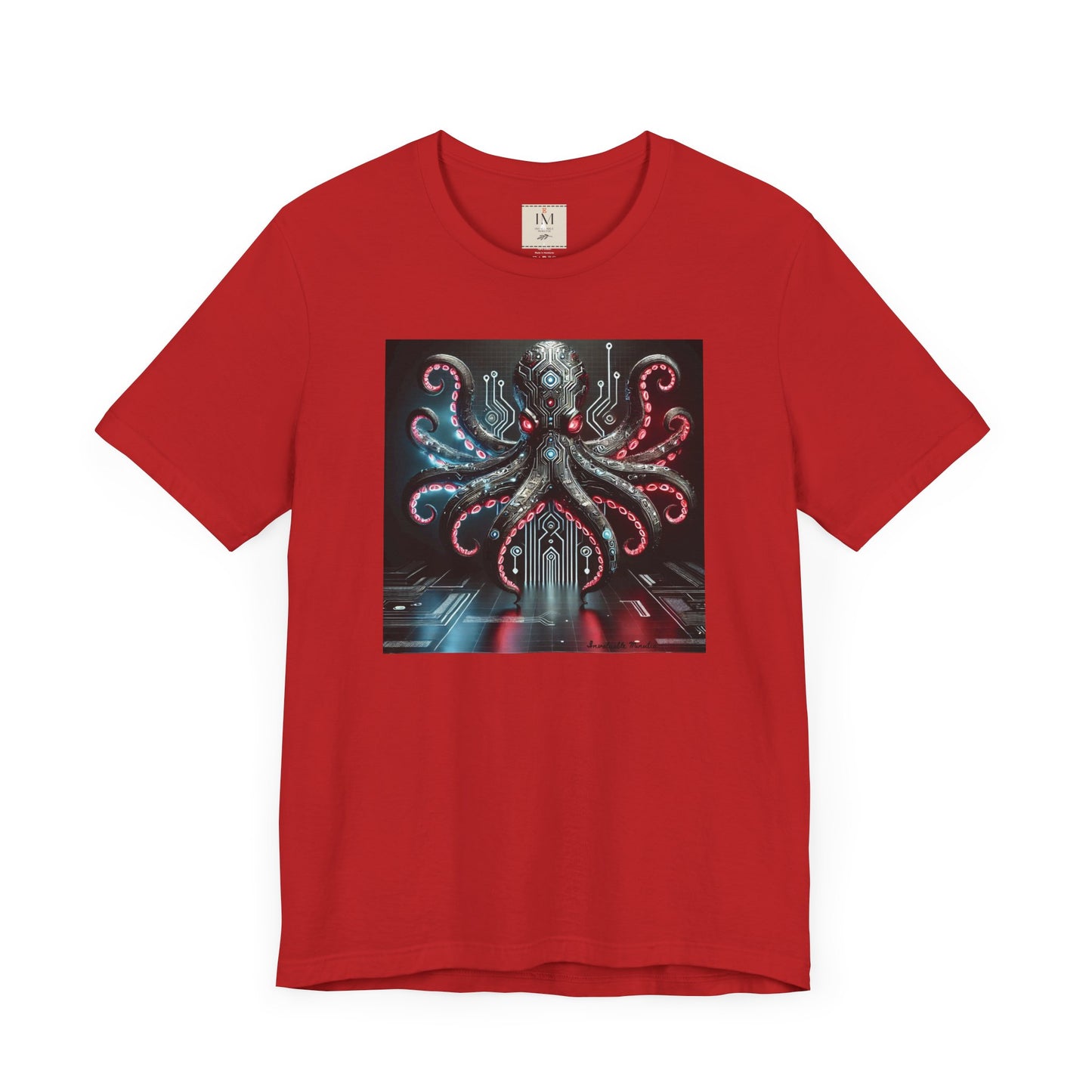 Octopus Sci-Fi Unisex Jersey Short Sleeve Tee - Perfect for Ocean Lovers & Sci-Fi Fans