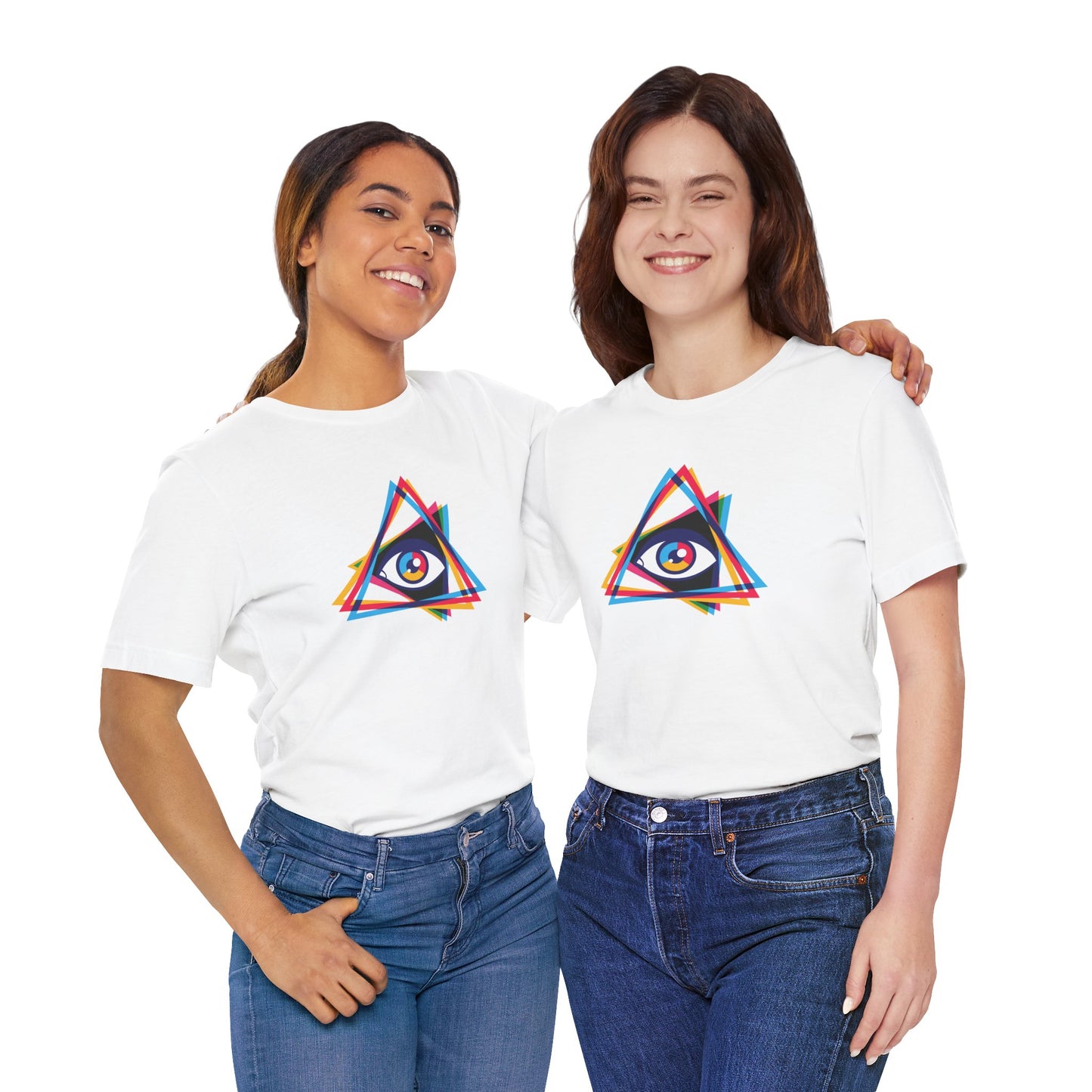 π Prism Eye Tee β Eye-Catching Multicolor Design - Unisex T-Shirt