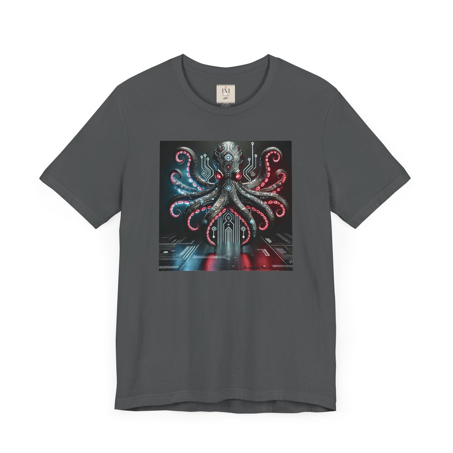 Octopus Sci-Fi Unisex Jersey Short Sleeve Tee - Perfect for Ocean Lovers & Sci-Fi Fans