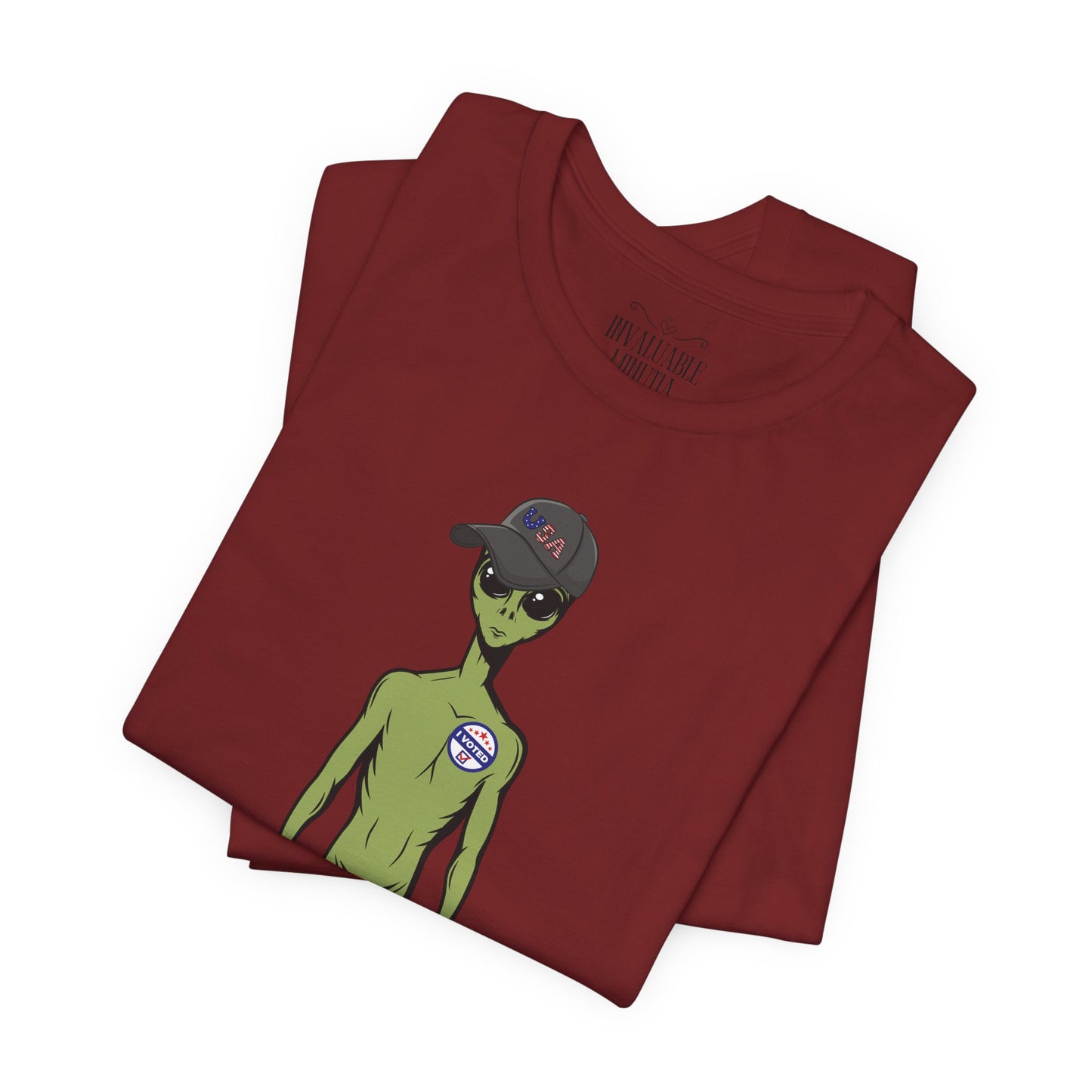 Alien Graphic Tee, Fun T-Shirt for Sci-Fi Lovers, Unisex Casual Wear, Great for Festivals, Gifts for Nerds, Everyday Comfort