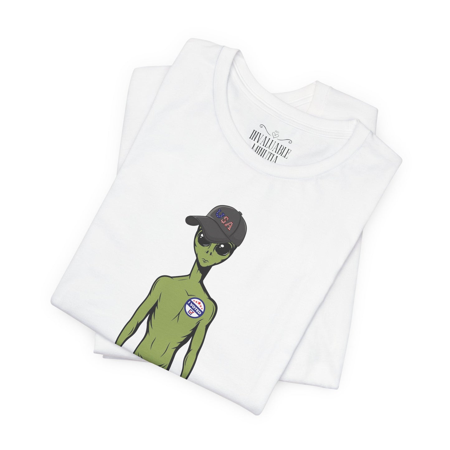Alien Graphic Tee, Fun T-Shirt for Sci-Fi Lovers, Unisex Casual Wear, Great for Festivals, Gifts for Nerds, Everyday Comfort