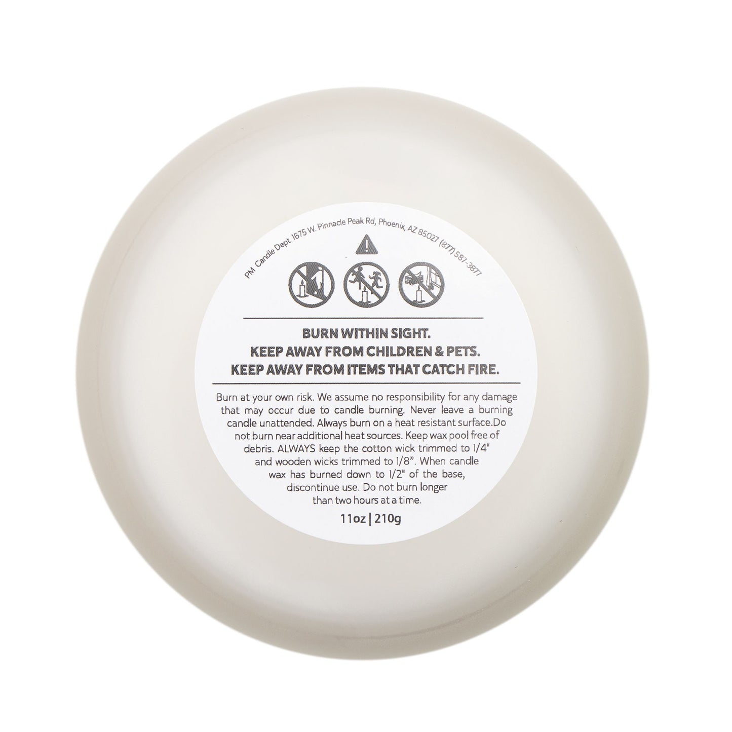 Lavender Candle – Luxury Coconut-Soy, Wooden Wick, 11oz Frosted Glass (Free U.S. Shipping)