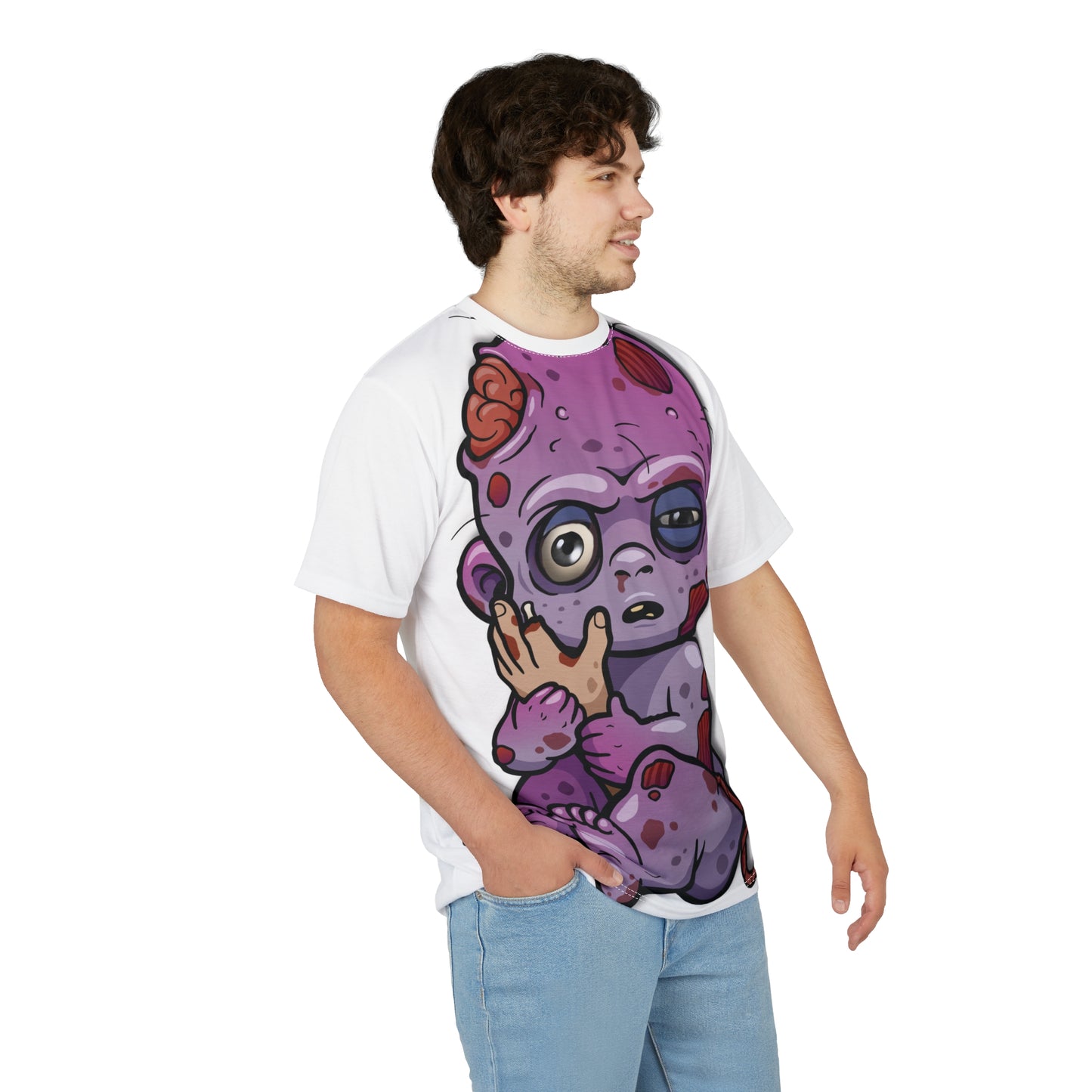 π§ββοΈ Undead Baby β AOP Unisex Tee - All-Over Print Tee β Halloween, funny tshirt