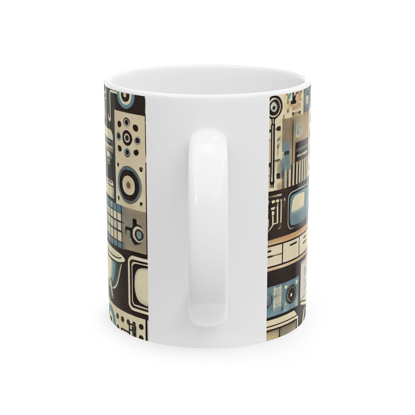 π¨ Minimalist Abstract Retro Revival Custom Coffee Mug β High Quality Gloss Finish β 11oz & 15oz
