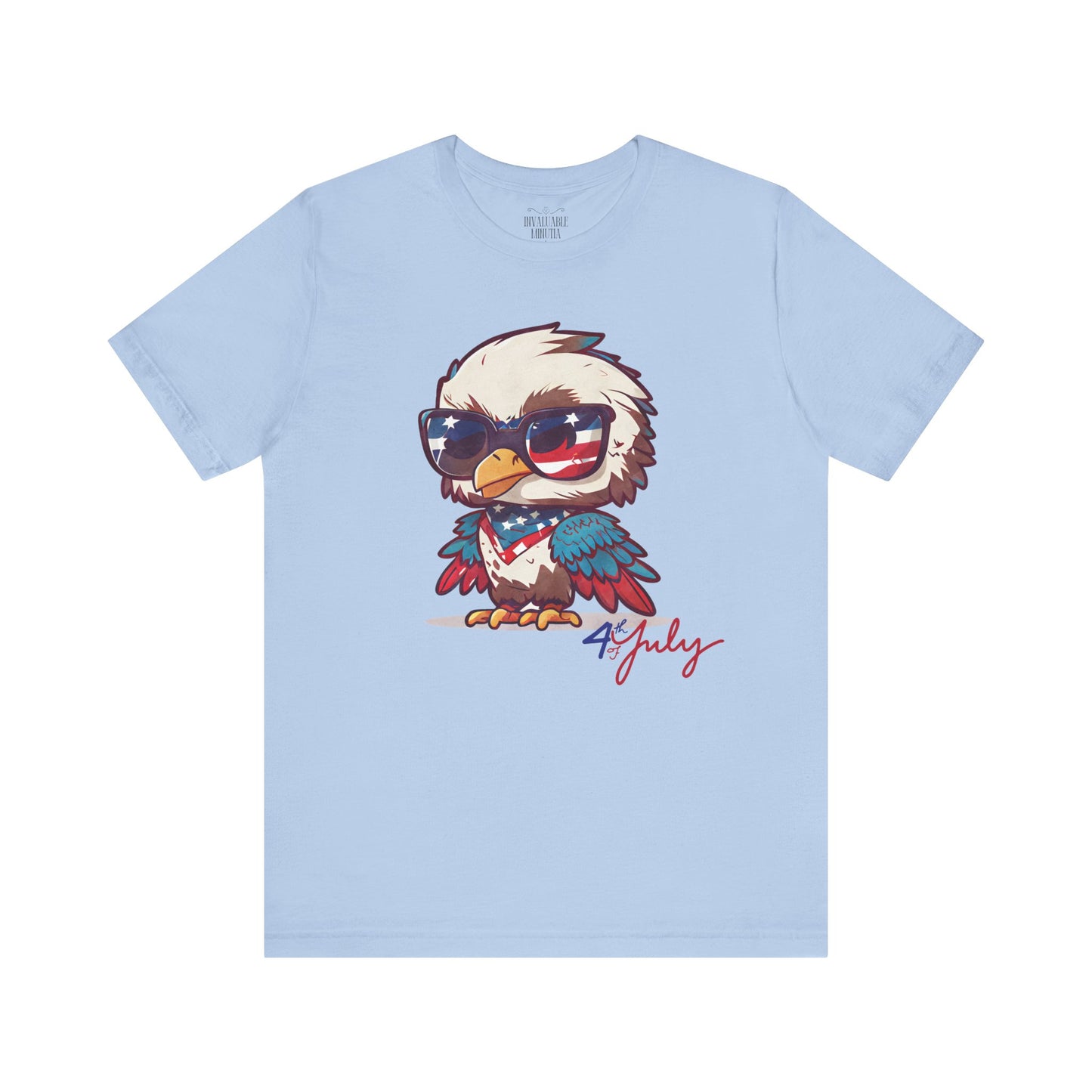 Cool Patriot Eagle Tee β Unisex Bella+Canvas Jersey - 4th of July T-shirt