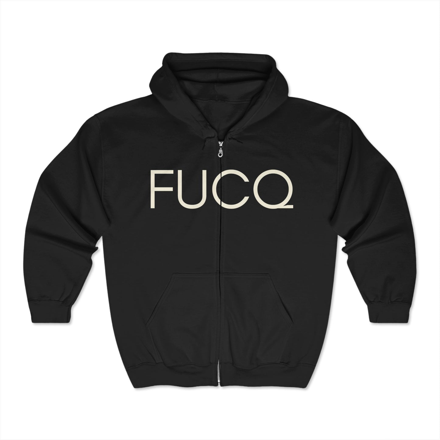 Funny Statement Zip Hoodie for Casual Vibes, Unisex Fashion, Gift for Friends, Weekend Wear, Unique Humor Apparel