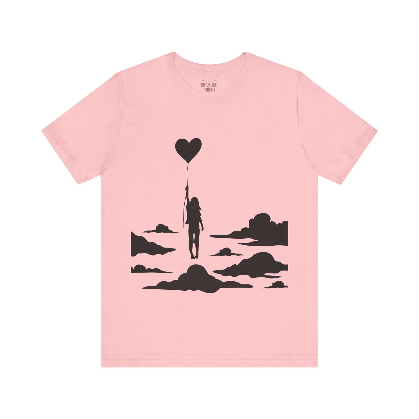 π Up and Away Tee β Heart Balloon Silhouette