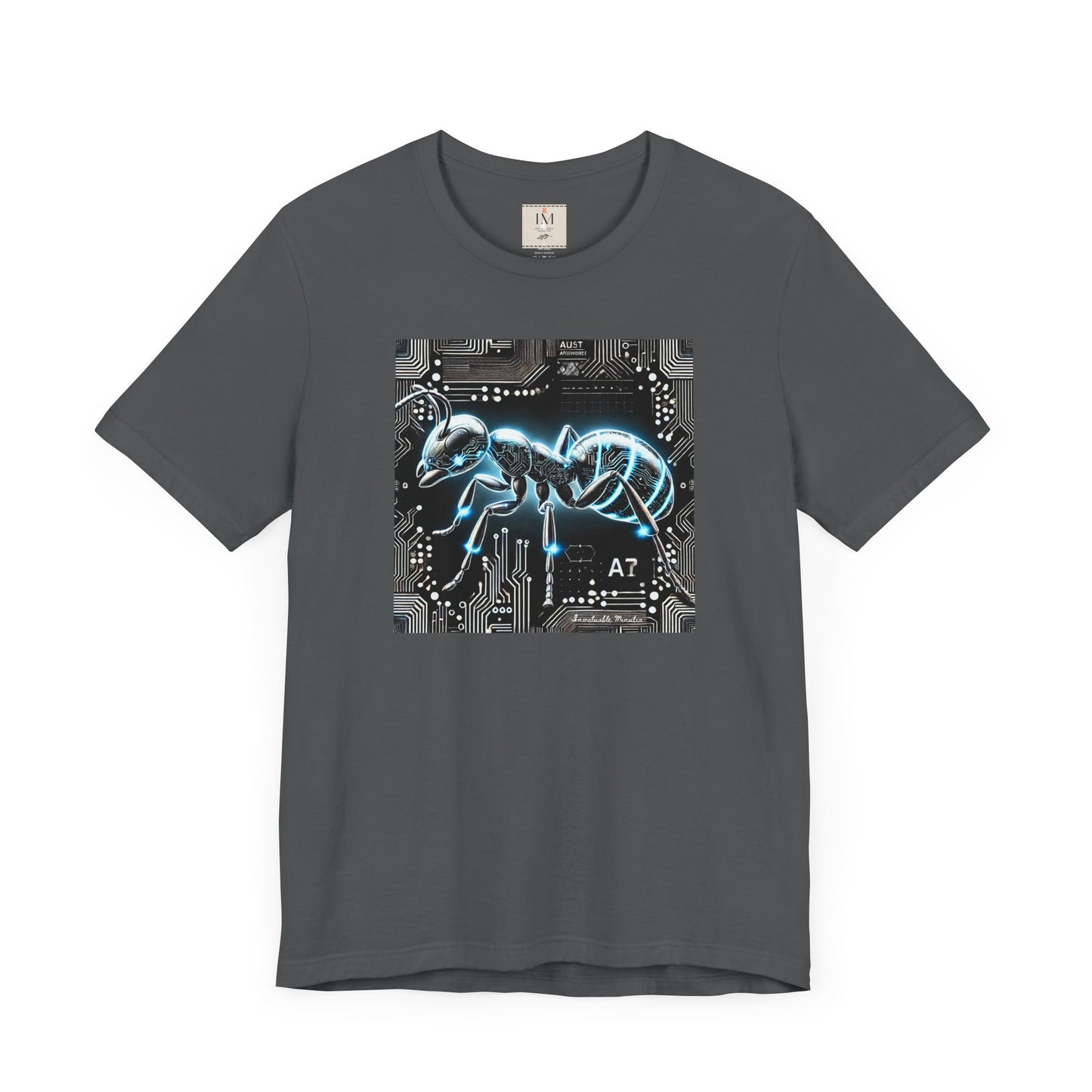 Futuristic Tech Ant Graphic Tee - Unisex Short Sleeve Jersey Shirt Techcore Tee