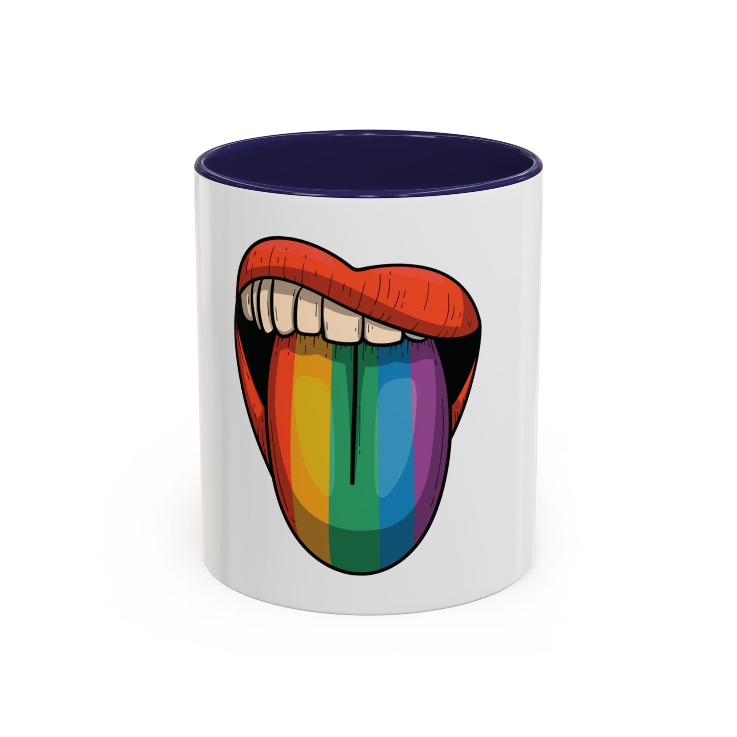 π₯π Pride Tongue Ceramic Mug β Rainbow Tongue Vibes πβ¨