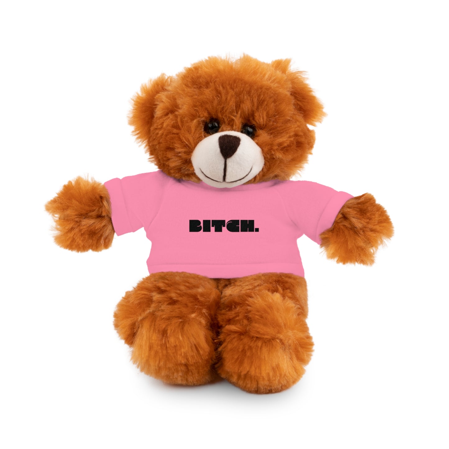 8" Funny Stuffed Animal Gift for Adults, Cute Plush Toy, Humor Bear, Sarcastic Gifts, Quirky Decor, Comfort Toy with Quote