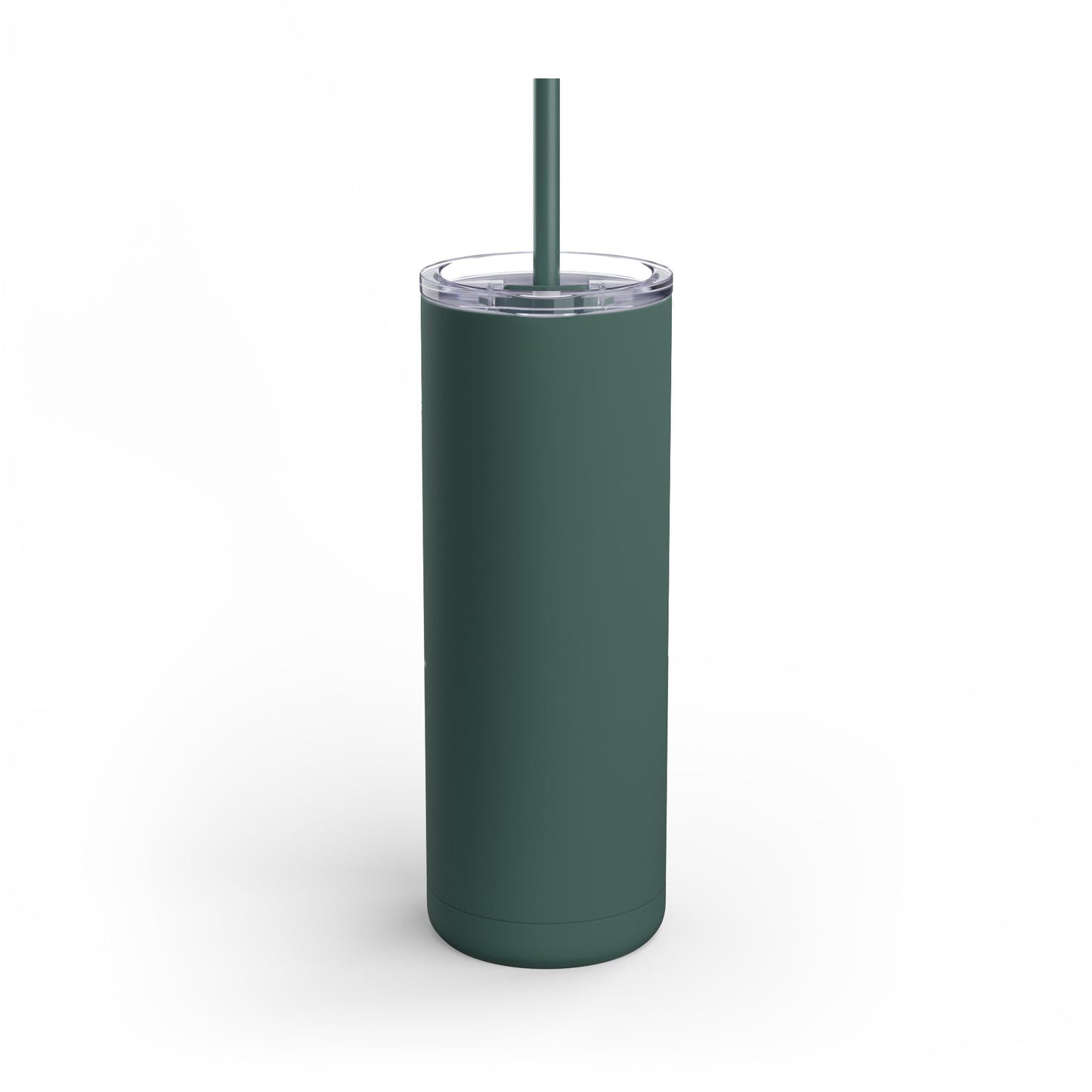 “Getting Shit Done” Matte Tumbler – 20oz Maars Skinny Tumbler with Straw | Chalk Script Hydration Statement