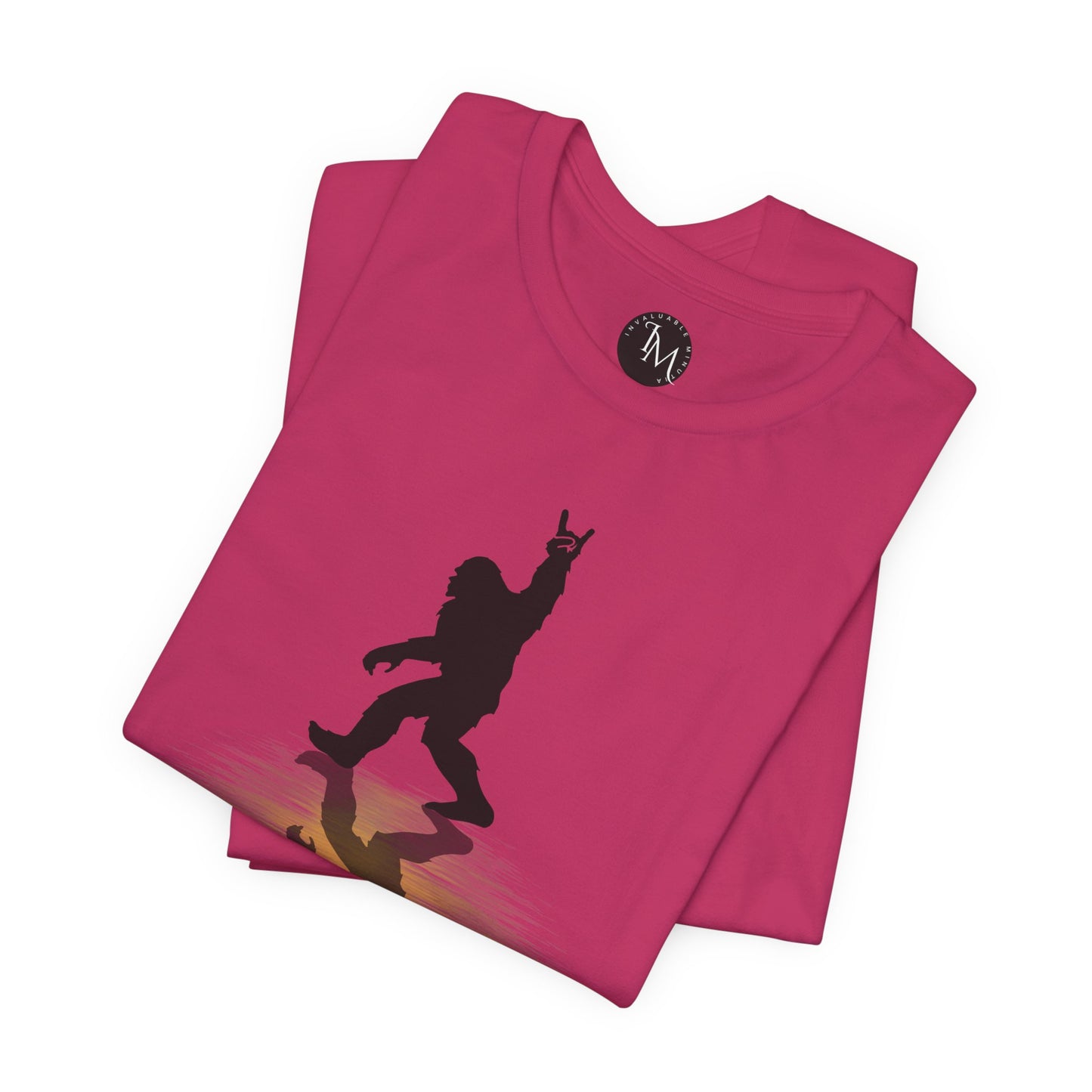 Rocking Bigfoot Unisex Bella+Canvas Jersey Tee - Fun Graphic Shirt for Nature & Cryptid Lovers